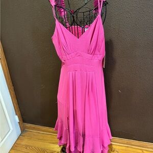Nanette Lepore Vibrant Pink Flowing Dress